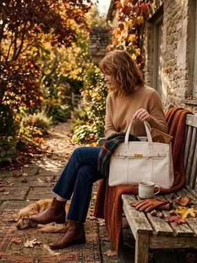 Boatkin Bag Luxury Canvas Tote by Coral Strands, SOLID WHITE, FREE Styling Kit